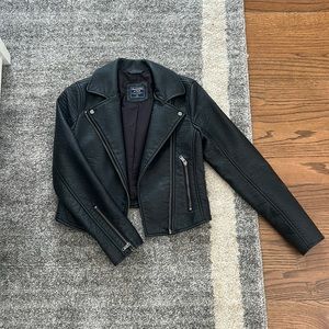 Abercrombie leather jacket
